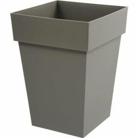 Plant pot EDA Taupe 39 x 39 x 53 cm Plastic by EDA, Flower Pots - Ref: S7198159, Price: 38,51 €, Discount: %