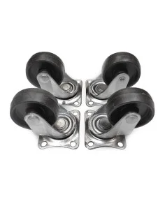 Räder EDM Ø 50 mm Gummi (4 Stück) | Tienda24 Tienda24.eu