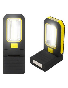 Lanterna LED EDM Cob XL Gancho Íman Amarelo ABS 200 Lm de EDM, Lanternas de mão - Ref: S7900543, Precio: 8,48 €, Descuento: %