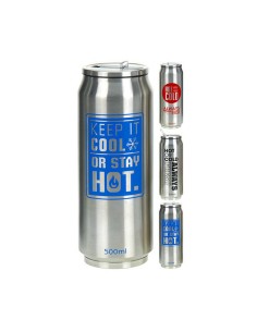 Thermosflasche iTotal Dots Weiß Edelstahl 500 ml | Tienda24 Tienda24.eu