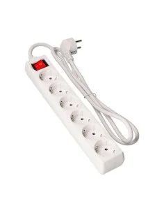 Power Socket - 6 Sockets with Switch Ewent EW3932-3M 3500W (3 m) | Tienda24 Tienda24.eu