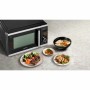 Microwave Me me me Black Black/Silver 900 W 25 L | Tienda24 - Global Online Shop Tienda24.eu