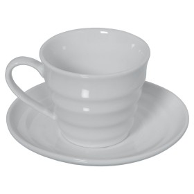 6 Piece Coffee Cup Set Alexandra House Living Porcelain 200 ml by Alexandra House Living, Cups - Ref: D1620539, Price: 50,25 ...