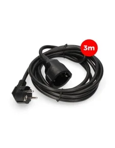 Câble de Rallonge EDM 3 x 1,5 mm Noir 4 m | Tienda24 Tienda24.eu