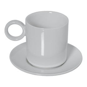 6 Piece Coffee Cup Set Alexandra House Living Porcelain 200 ml by Alexandra House Living, Cups - Ref: D1620545, Price: 46,15 ...