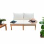 Sofá de Jardim Alma Branco Castanho Acácia 124 x 70 x 77,5 cm de BigBuy Home, Sofás - Ref: S7198726, Preço: 161,68 €, Descont...