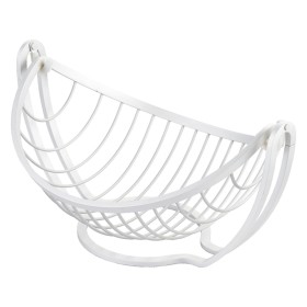 Fruit Bowl Alexandra House Living White Aluminium 32 x 25 x 17 cm by Alexandra House Living, Bowls and large cups - Ref: D162...