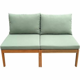 Garden sofa Alma Brown Green Acacia 124 x 70 x 77,5 cm by BigBuy Home, Sofas - Ref: S7198733, Price: 161,56 €, Discount: %