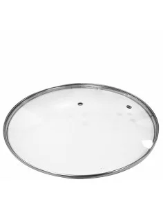 Frying Pan Lid EDM 76686 Replacement Pan Crystal Transparent Ø 28 cm by EDM, Pan Lids - Ref: S7901556, Price: €6.96, Discount: %