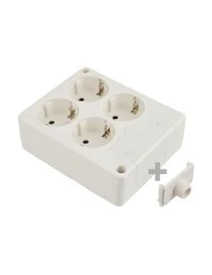 Regleta Enchufes 6 Tomas con Interruptor Ewent EW3932-3M 3500W (3 m) | Tienda24 Tienda24.eu