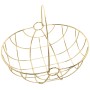 Fruteira Alexandra House Living Dourado Metal 29 x 22 x 12/24,5 cm de Alexandra House Living, Travessas e taças - Ref: D16207...