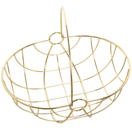 Fruteira Alexandra House Living Dourado Metal 29 x 22 x 12/24,5 cm de Alexandra House Living, Travessas e taças - Ref: D16207...