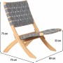 Chaise de jardin Beau Rivage Gris 75 x 73 x 60 cm Pliable 2 Unités de Beau Rivage, Chaises pliantes - Réf : S7198869, Prix : ...