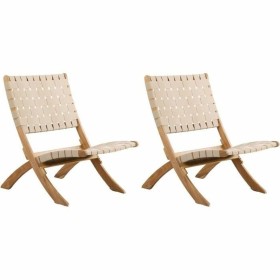 Garden chair Beau Rivage Beige 75 x 73 x 60 cm Foldable 2 Units by Beau Rivage, Folding Chairs - Ref: S7198870, Price: 186,10...