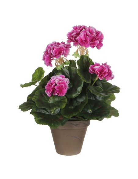 Planta Decorativa Mica Decorations PVC Geranio (11,5 x 33 cm) | Tienda24 Tienda24.eu