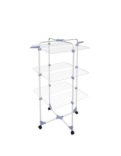 Séchoir Pliable Vileda 157235 Surprise Extensible Gris Acier Aluminium (20 m) | Tienda24 Tienda24.eu