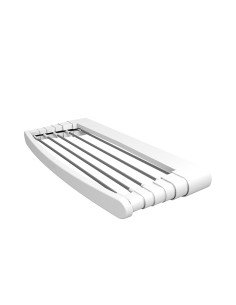 Einziehbare Wäscheleine Gimi 153791 Telepack 70 An der Wand montiert Aluminium Weiß Harz (70 x 30 x 6 cm) (5 m) von Gimi, Wäs...