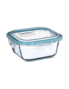 Lunch box Quttin Blue 14 x 14 x 5,5 cm (12 Units) | Tienda24 Tienda24.eu