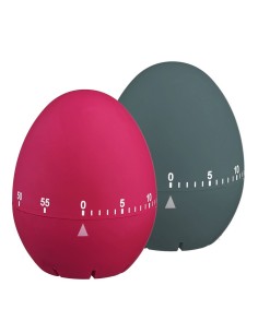 Kitchen Timer Colors Collection Rubber Egg 7,5 cm by BigBuy Chef, Kitchen Timers - Ref: S7902132, Price: 7,65 €, Discount: %