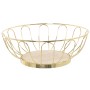 Fruit Bowl Alexandra House Living Golden Metal 28 x 10 cm by Alexandra House Living, Bowls and large cups - Ref: D1620751, Pr...