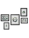 Photo frame Atmosphera Black Wood (5 Pieces) | Tienda24 Tienda24.eu