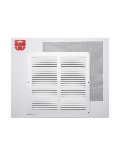 Griglia Fepre Zanzariera Laccato Alluminio Bianco (30 x 30 cm) da Fepre, Registri, griglie e sfiatatoi - Ref: S7902404, Preci...