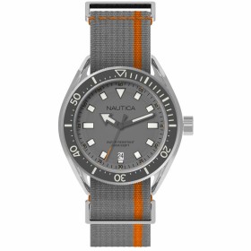 Montre Homme Nautica PRF Gris (Ø 45 mm) de Nautica, Montres bracelet - Réf : S7200721, Prix : 108,48 €, Remise : %