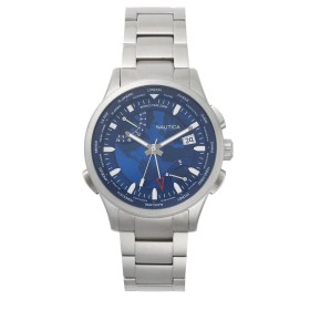 Men's Watch Nautica SHANGHAI - WORLDTIMER (Ø 44 mm) by Nautica, Wrist Watches - Ref: S7200725, Price: 161,01 €, Discount: %