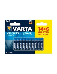 Batteries Varta Longlife Power (20 Pièces) de Varta, Piles jetables - Ref: S7902450, Precio: 14,22 €, Descuento: %