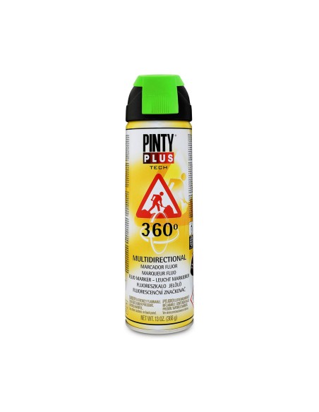 Vernice spray Pintyplus Tech T136 360º Verde 500 ml da Pintyplus, Vernice a spray - Ref: S7902579, Precio: 9,93 €, Descuento: %