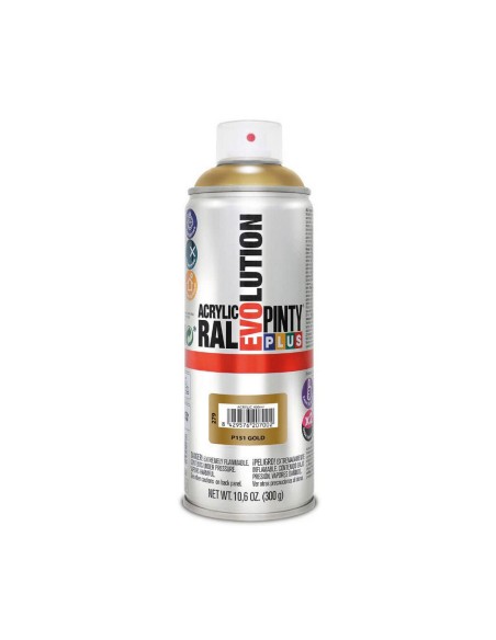 Spray paint Pintyplus Evolution P151 400 ml Gold | Tienda24 Tienda24.eu