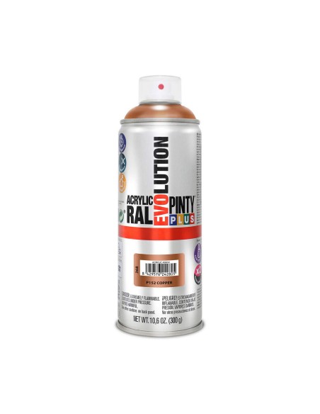 Tinta em spray Pintyplus Evolution P152 400 ml Cobre | Tienda24 Tienda24.eu