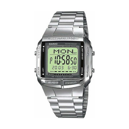 Reloj Hombre Casio DATABANK Plateado (Ø 38 mm) de Casio, Relojes de pulsera - Ref: S7201365, Precio: 85,00 €, Descuento: %