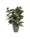 Decorative Plant Mica Decorations 40 x 30 cm Ceramic Green PVC Fig Tree | Tienda24 Tienda24.eu