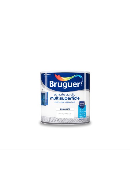 Acryl-Gemälde Bruguer Weiß Acryl-Emaille (250 ml) | Tienda24 Tienda24.eu