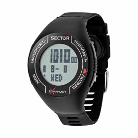 Relógio masculino Sector CARDIO Preto (Ø 47 mm) de Sector, Relógios com braselete - Ref: S7203067, Preço: 147,44 €, Desconto: %