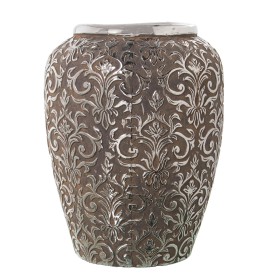 Vaso Alexandra House Living Argentato Ceramica Finitura invecchiata 21 x 22 x 28 cm di Alexandra House Living, Vasi - Rif: D1...