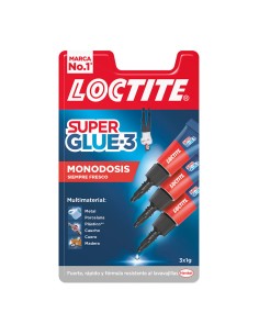 Glue Loctite mini trio by Loctite, Universal Adhesives - Ref: S7902900, Price: 13,18 €, Discount: %