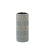 Jarrón Alexandra House Living Gris Cerámica 12 x 26 cm de Alexandra House Living, Jarrones - Ref: D1620843, Precio: 17,15 €, ...