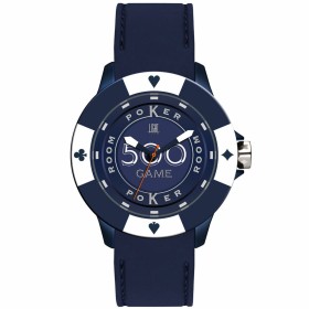 Montre Unisexe Light Time POKER (Ø 41 mm) de Light Time, Montres bracelet - Réf : S7203700, Prix : 57,55 €, Remise : %