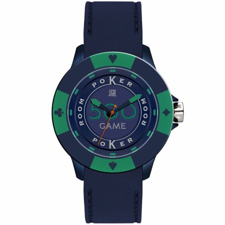 Unisex Watch Light Time POKER (Ø 41 mm) | Tienda24 - Global Online Shop Tienda24.eu