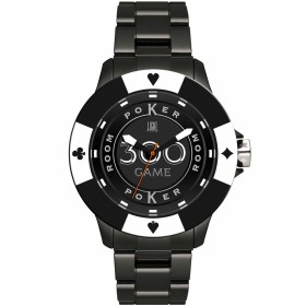 Montre Unisexe Light Time POKER (Ø 41 mm) de Light Time, Montres bracelet - Réf : S7203705, Prix : 71,44 €, Remise : %