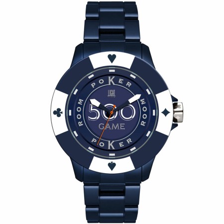 Montre Unisexe Light Time POKER (Ø 41 mm) de Light Time, Montres bracelet - Réf : S7203708, Prix : 58,14 €, Remise : %