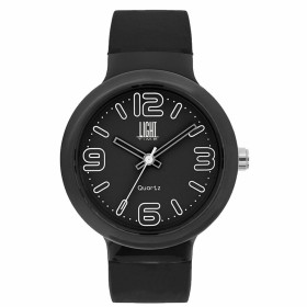 Montre Unisexe Light Time EUROPE Noir (Ø 40 mm) de Light Time, Montres bracelet - Réf : S7203758, Prix : 39,14 €, Remise : %