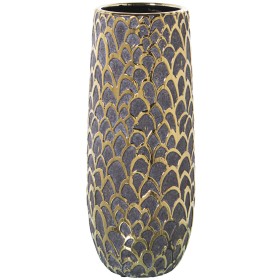 Vase Alexandra House Living Doré Gris foncé Céramique 14 x 13 x 33 cm de Alexandra House Living, Vases - Réf : D1620858, Prix...