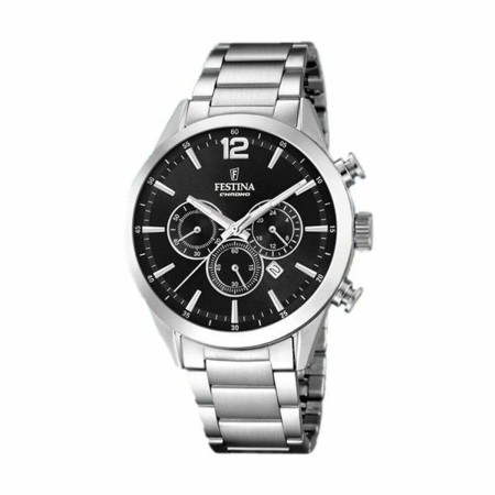 Herrenuhr Festina F20343/8 Schwarz Silberfarben von Festina, Armbanduhren - Ref: S7204161, Preis: 142,67 €, Rabatt: %