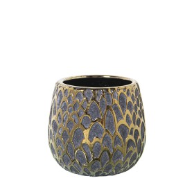 Vaso Alexandra House Living Cinzento Cerâmica 13 x 12 cm de Alexandra House Living, Jarrões - Ref: D1620861, Preço: 11,93 €, ...