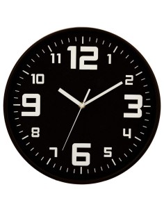 Wall Clock Q-Connect KF11216 White Ø 50 cm Plastic Metal/Plastic | Tienda24 Tienda24.eu