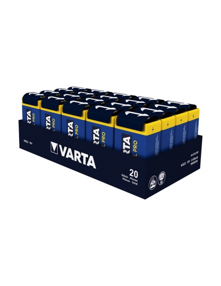 Batteries Varta 6lr61 (20 Pièces) | Tienda24 Tienda24.eu