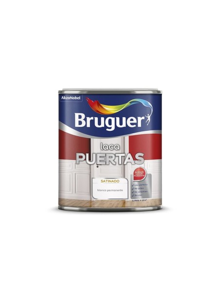 Esmalte Bruguer 5297934 Puertas Laca Permanent White 750 ml Satinado | Tienda24 Tienda24.eu